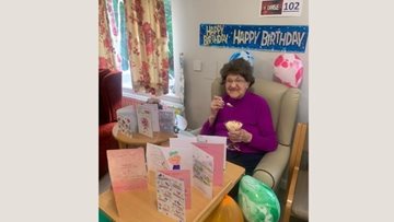 Benfleet care home Resident marks 102nd birthday